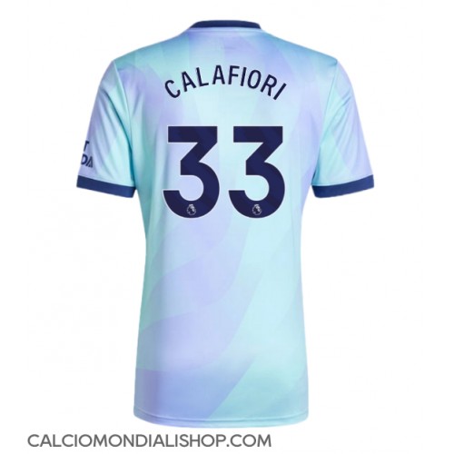 Maglie da calcio Arsenal Riccardo Calafiori #33 Terza Maglia 2024-25 Manica Corta